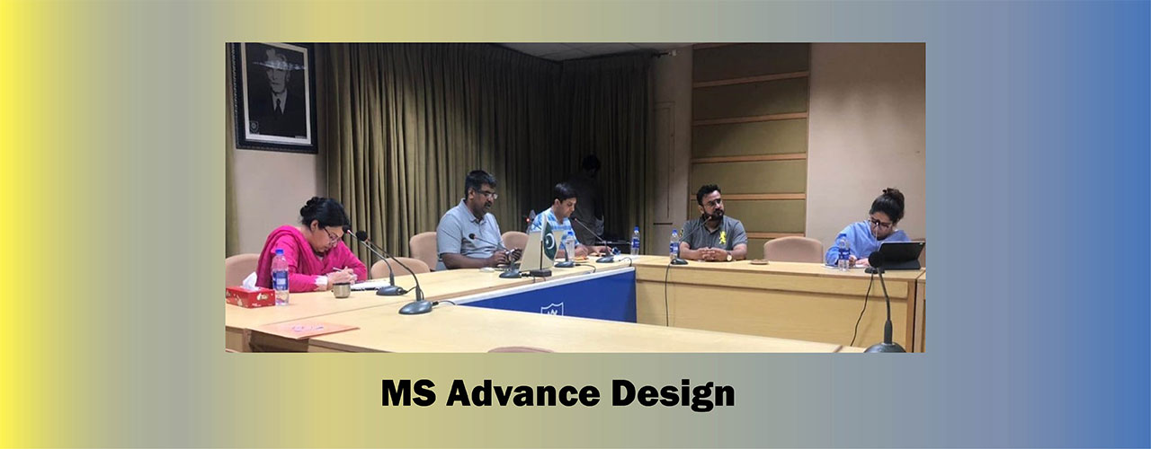 School of Arts and Design announced its Degree of MS Advanced Design